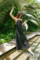 Handarte Los Angeles-Sırt Çapraz Siyah Müslin Kibele Elbise-Elbise-9-roqelvaxirum.shop