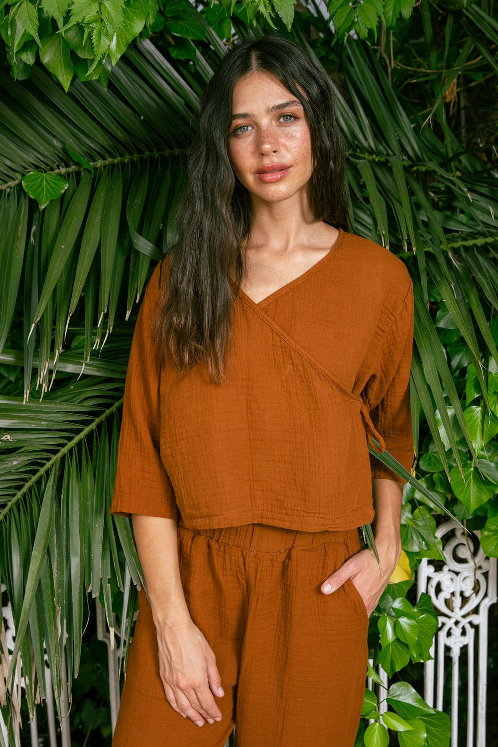 Handarte Los Angeles-Tarçın Müslin Wrap Top-Top-6-roqelvaxirum.shop