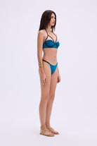 Haracci-Amazon Bandeau Bikini Petrol Mavisi-Bikini & Mayo-4-roqelvaxirum.shop