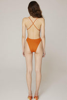 Haracci-Savanna V-Yaka Çapraz Askılı Turuncu Mayo-Bikini & Mayo-2-roqelvaxirum.shop