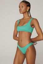 Haracci-Sierra Bra Görünümlü Sportif Yeşil Bikini Set-Bikini & Mayo-4-roqelvaxirum.shop