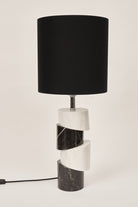 Haus 34-Crimp Mix Mermer Abajur-Abajur-5-roqelvaxirum.shop