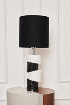 Haus 34-Crimp Mix Mermer Abajur-Abajur-6-roqelvaxirum.shop