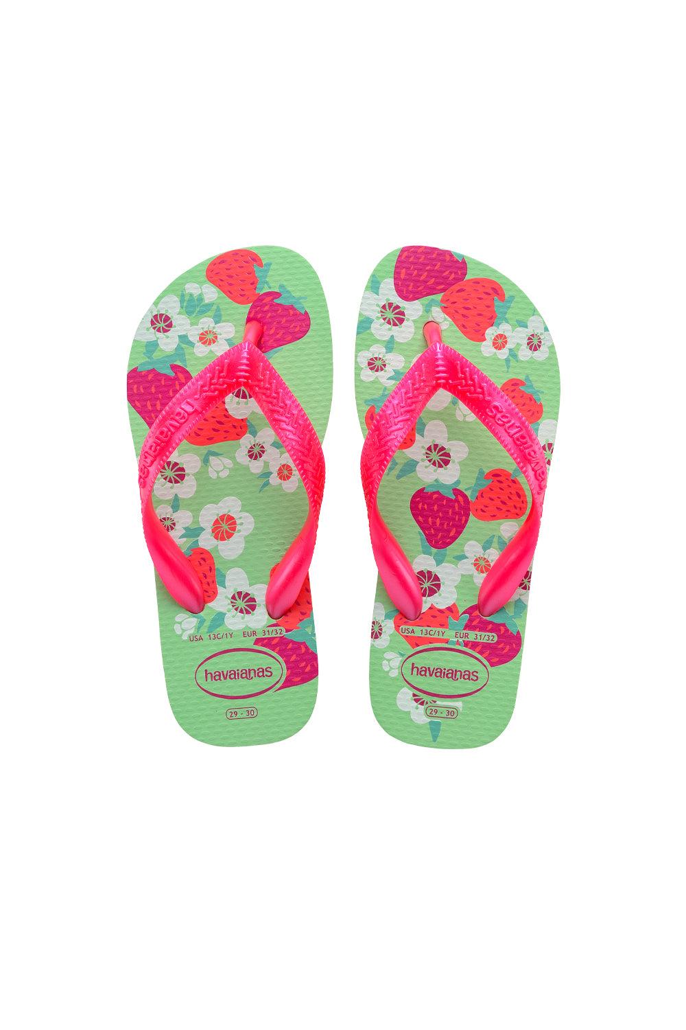 Havaianas-Kids Flores Green Garden-Sandalet & Terlik-1-roqelvaxirum.shop