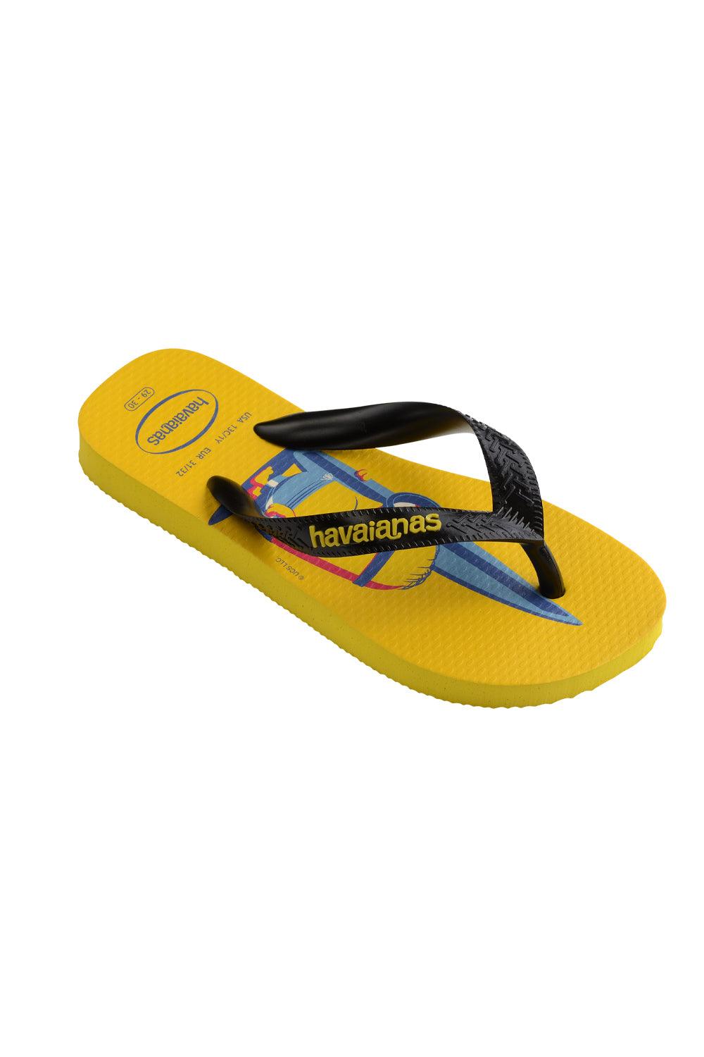 Havaianas-Kids Minions Yellow/Black/Yellow-Sandalet & Terlik-2-roqelvaxirum.shop