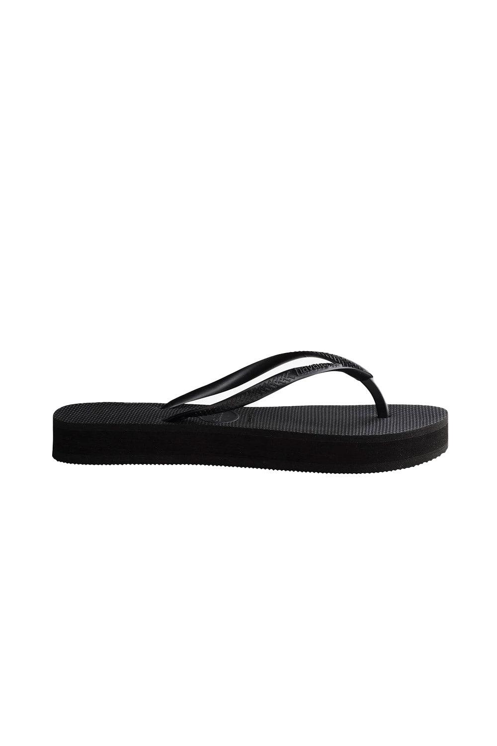 Havaianas-Slim Flatform Black-Sandalet & Terlik-1-roqelvaxirum.shop