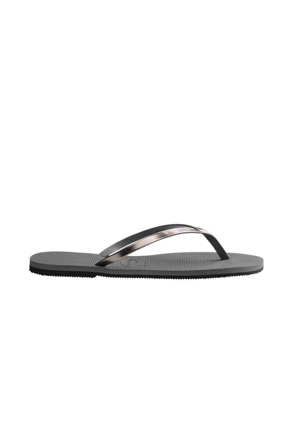 Havaianas-You Metallic Grey Steel-Sandalet & Terlik-1-roqelvaxirum.shop