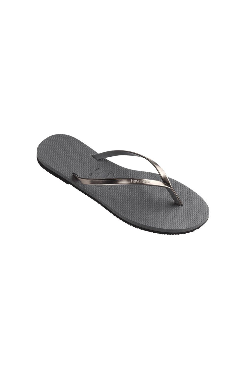 Havaianas-You Metallic Grey Steel-Sandalet & Terlik-3-roqelvaxirum.shop