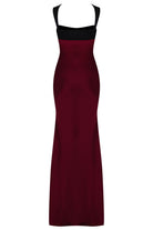 Herfetch-Maroon Dress-Elbise-2-roqelvaxirum.shop