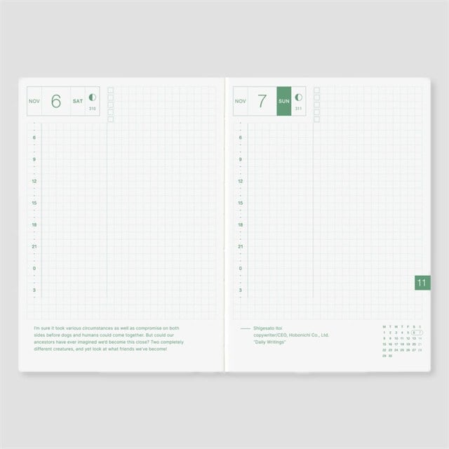 Hobonichi-Techo Original Ajanda, A6 - 2027 İngilizce-Ajanda-7-roqelvaxirum.shop