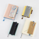 Hobonichi-Hobonichi Tools & Toys Kalemlik Comodo Flat Pen Case Black-Kalemlik-4-roqelvaxirum.shop