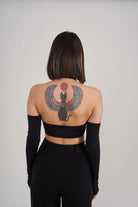 Crop Model Kol Detaylı Pretty Bluz Siyah