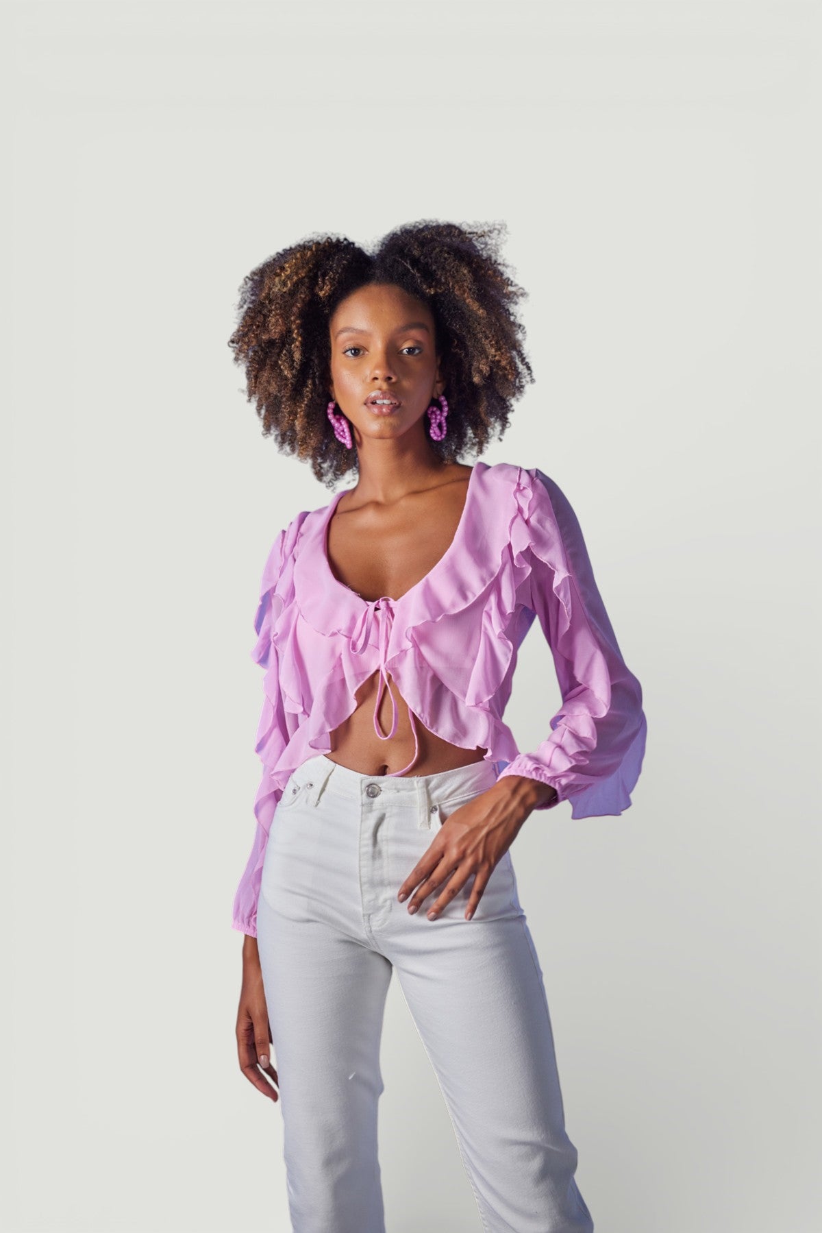 Holly Lolly-Elsa Bluz, Pembe-Bluz-2-roqelvaxirum.shop