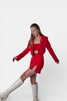 Holly Lolly-Vatkalı Atlas Kumaş Crop Model Panky Ceket Kırmızı-Ceket-4-roqelvaxirum.shop