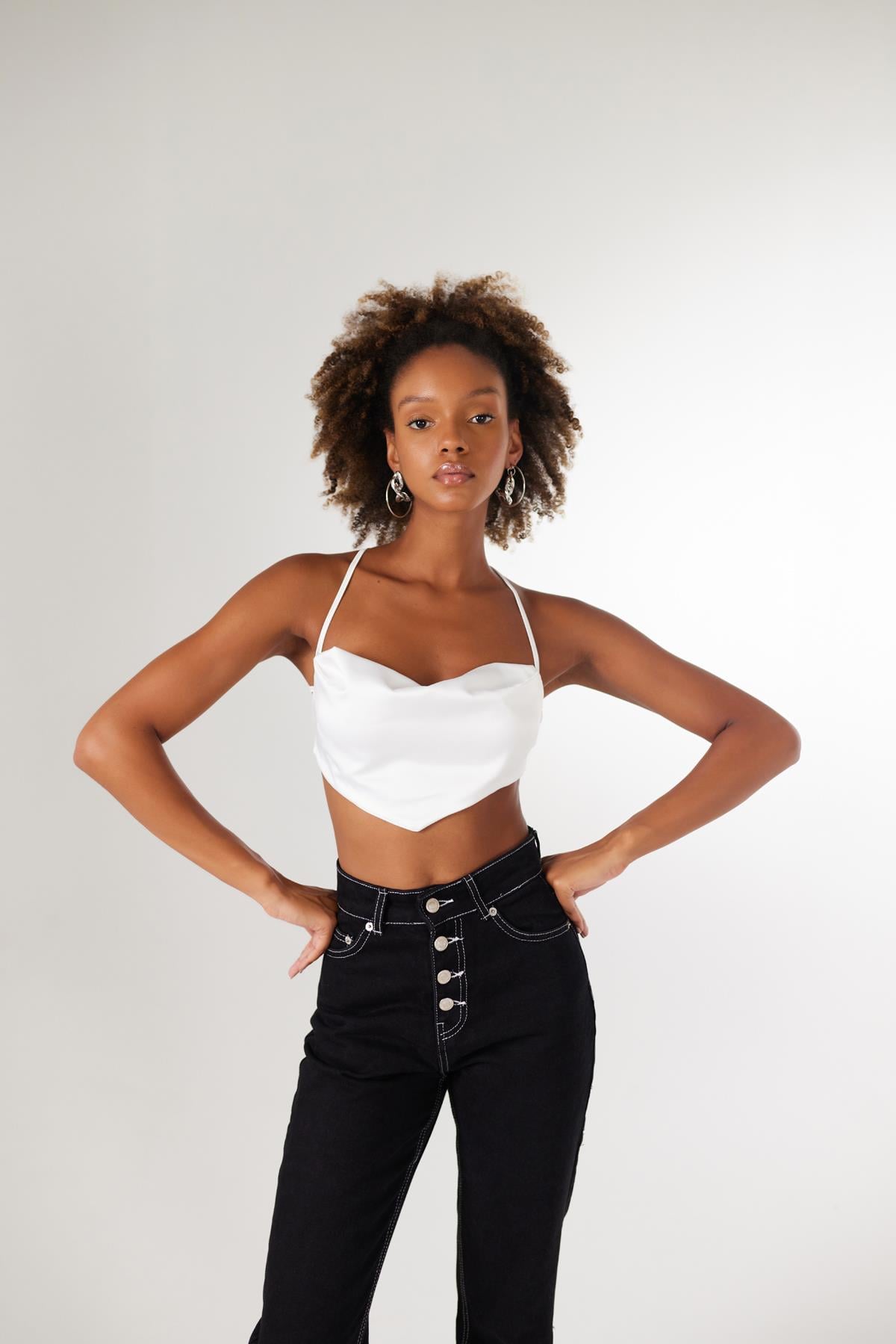 Holly Lolly-Shery Crop, Beyaz-Bluz-4-roqelvaxirum.shop
