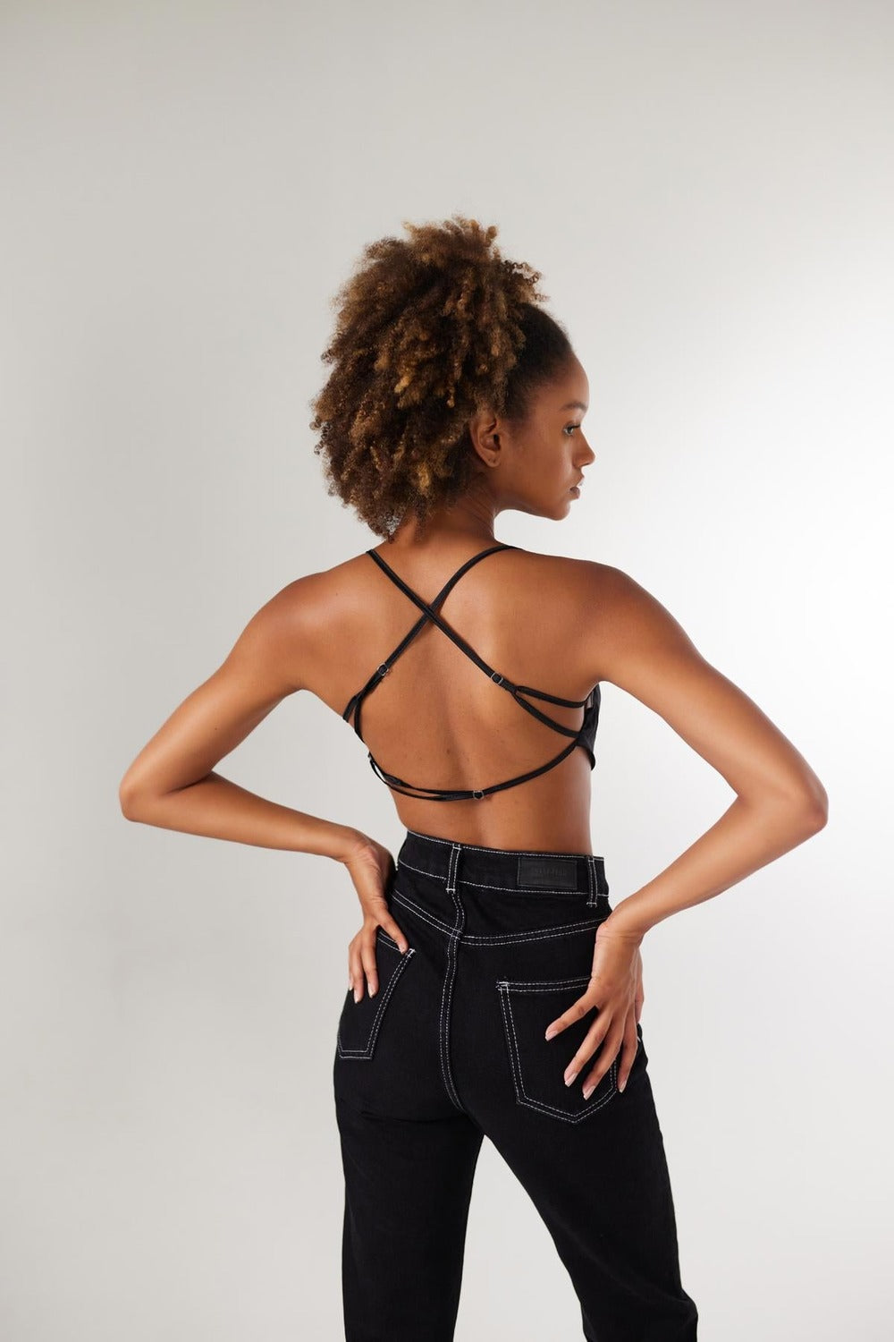 Holly Lolly-Shery Crop, Siyah-Bluz-2-roqelvaxirum.shop