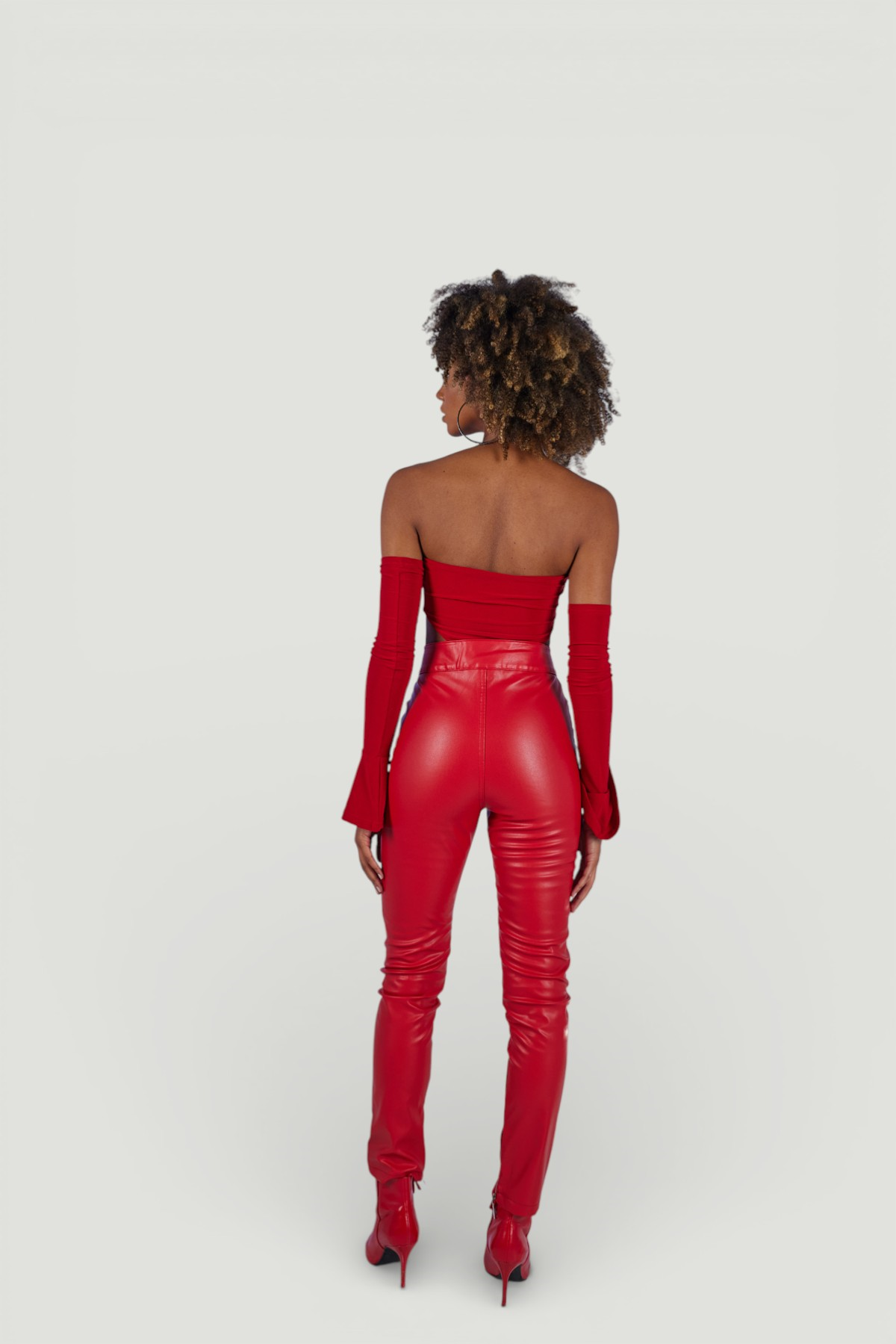 Holly Lolly-Vegan Deri Pantolon – Kirmizi-Pantolon-5-roqelvaxirum.shop