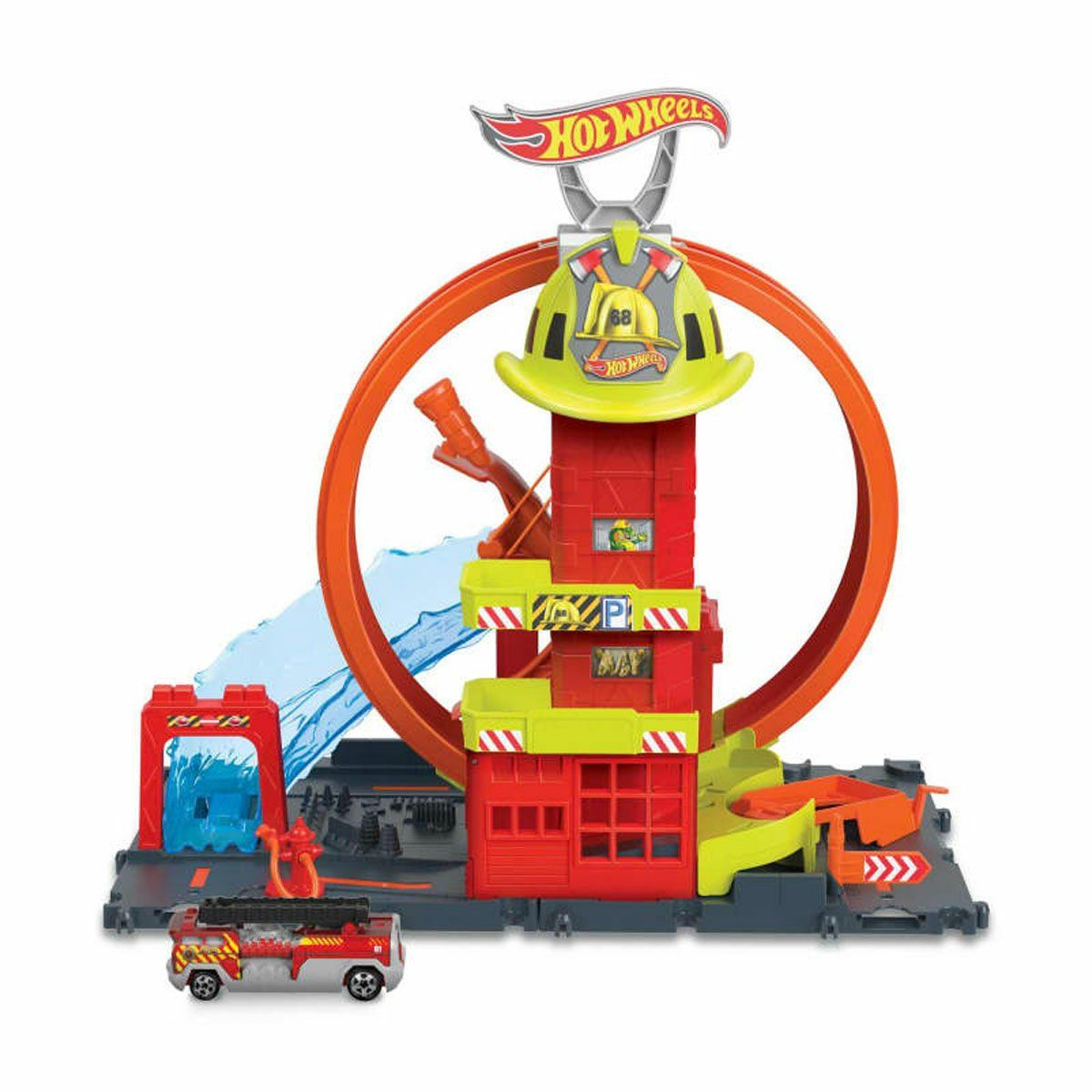Hot Wheels-Çember Pistli İftaiye İstasyonu-Oyuncak Arabalar ve Setleri-1-roqelvaxirum.shop