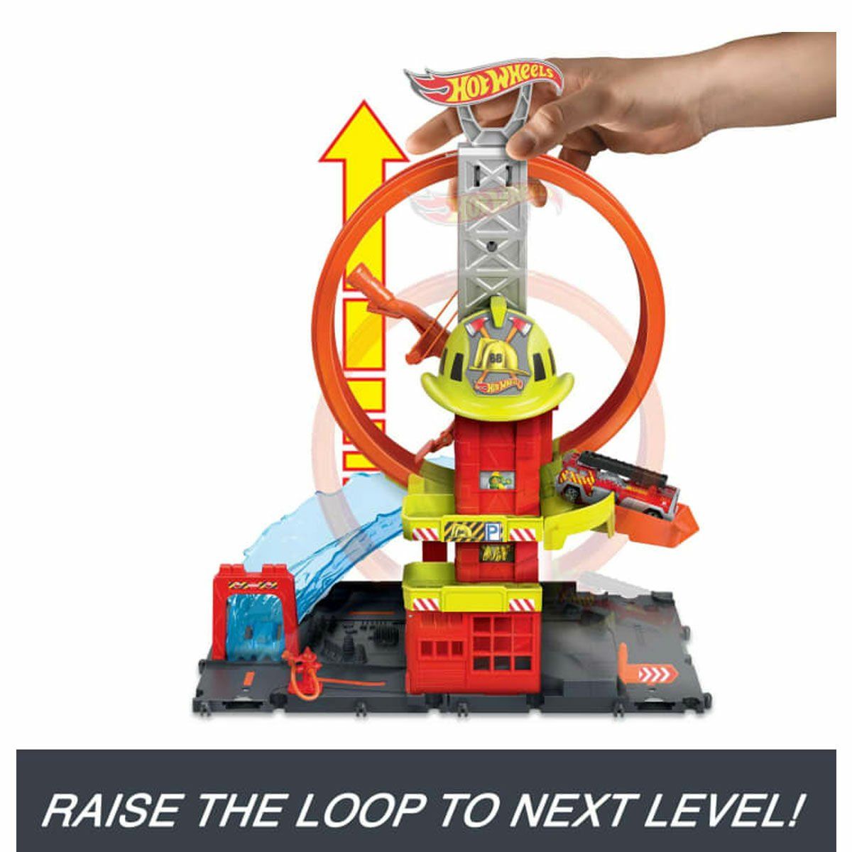 Hot Wheels-Çember Pistli İftaiye İstasyonu-Oyuncak Arabalar ve Setleri-4-roqelvaxirum.shop