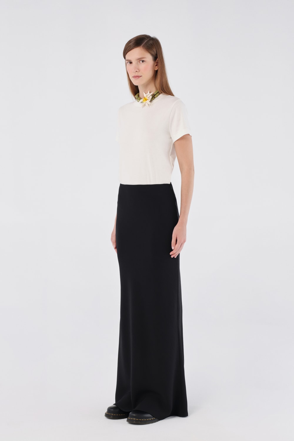 House of IKA-Dökümlü Maxi Etek-Etek-2-roqelvaxirum.shop