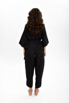 Husufi-Kruvaze Siyah Kimono-Kimono-6-roqelvaxirum.shop
