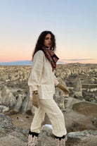Husufi-Naturel Bürümcüklü Sweatshirt-Sweatshirts & Hoodies-1-roqelvaxirum.shop
