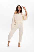 Husufi-Naturel Crop Bluz-Top-3-roqelvaxirum.shop