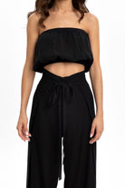 Husufi-Siyah Müslin Croptop-Top-5-roqelvaxirum.shop