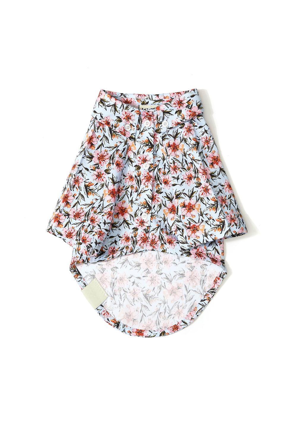 Hypet Fashion-Blue Floral Gömlek-Köpek-2-roqelvaxirum.shop
