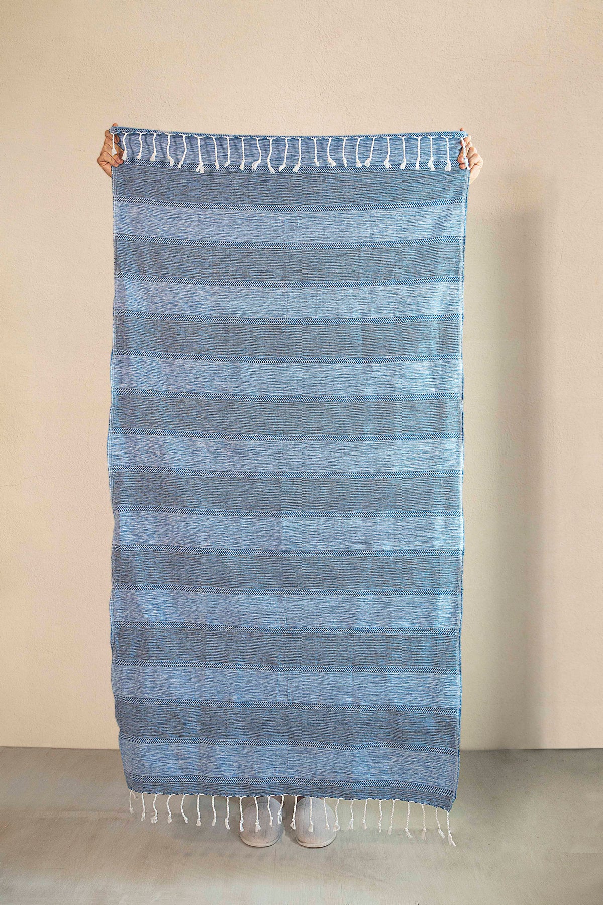 İRYA-Aleda Peştamal 90X170 Mavi-Havlu & Havlu Setleri-3-roqelvaxirum.shop