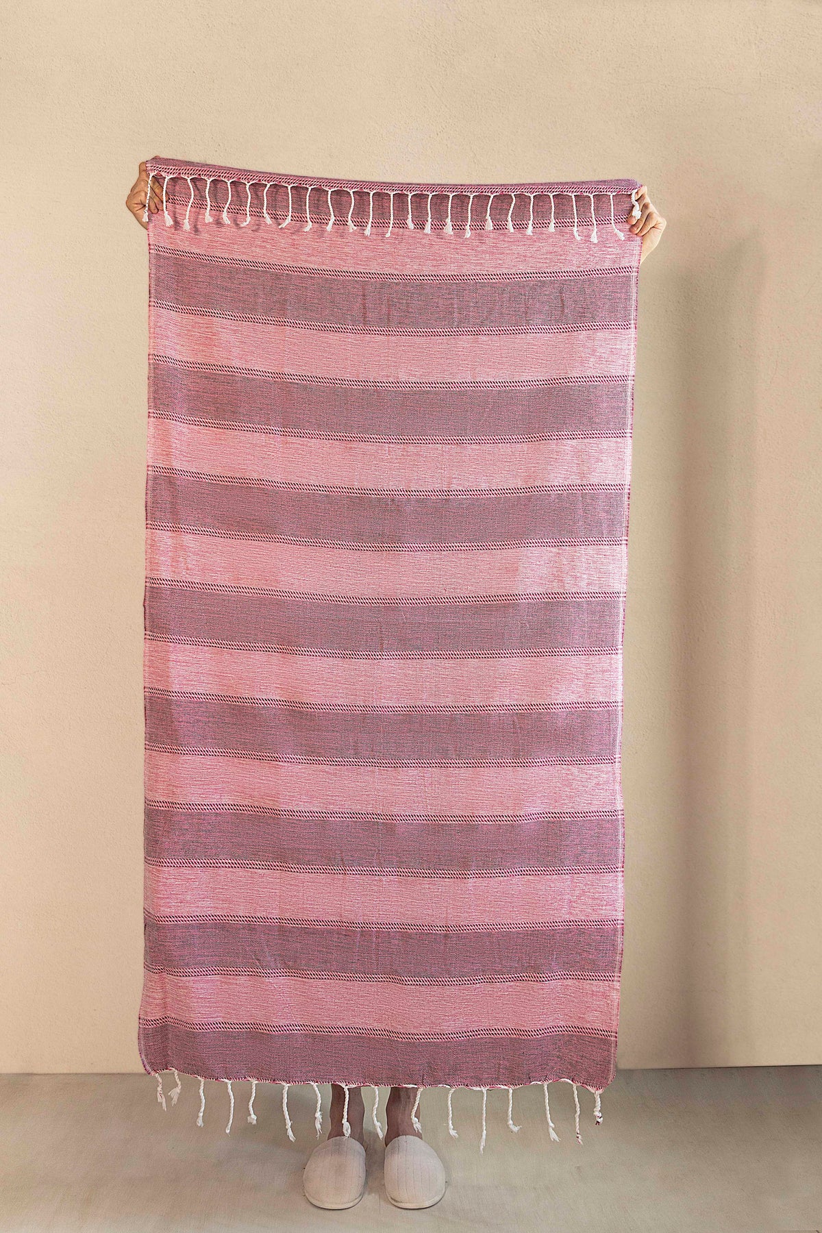 İRYA-Aleda Peştamal 90X170 Pembe-Havlu & Havlu Setleri-3-roqelvaxirum.shop