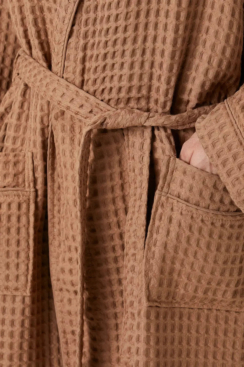 İRYA-Aura Waffle Erkek Bornoz Mocha-Bornoz-8-roqelvaxirum.shop