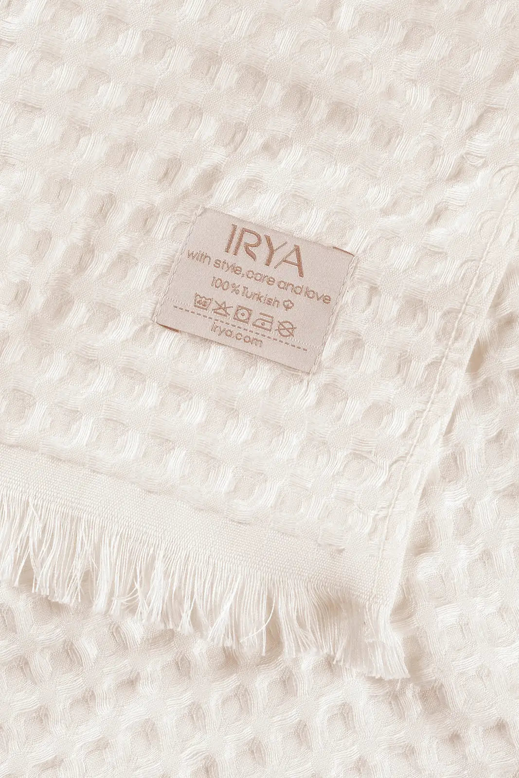 İRYA-Aura Waffle Havlu Ekru 50X100-Havlu & Havlu Setleri-9-roqelvaxirum.shop