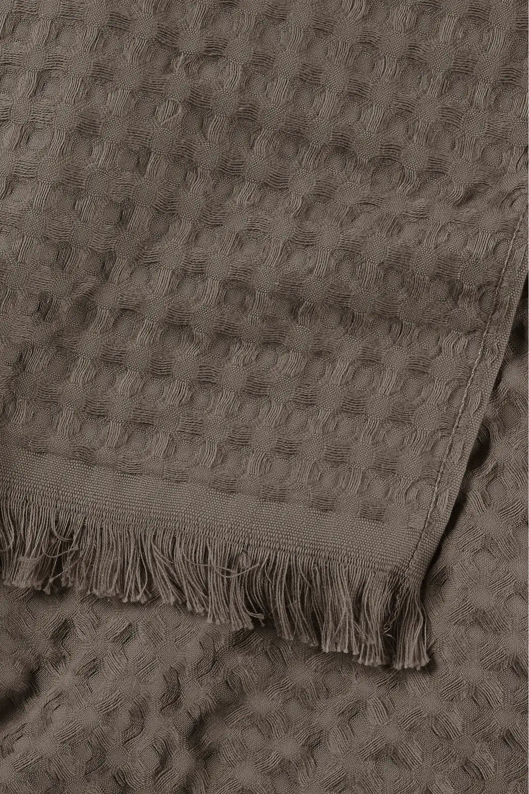 İRYA-Aura Waffle Havlu Gri 50X100-Havlu & Havlu Setleri-7-roqelvaxirum.shop
