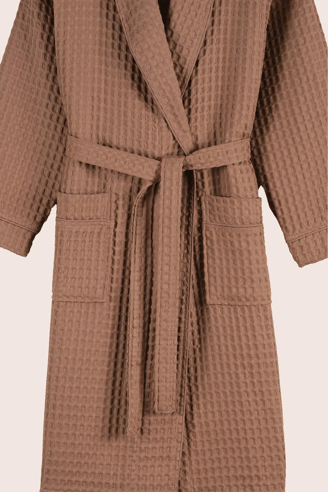 İRYA-Aura Waffle Kadın Bornoz Kahve-Bornoz-7-roqelvaxirum.shop