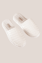 İRYA-Aura Waffle Kalın Tabanlı Terlik Ekru-Sandalet & Terlik-2-roqelvaxirum.shop