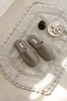 İRYA-Aura Waffle Kalın Tabanlı Terlik Gri-Sandalet & Terlik-1-roqelvaxirum.shop