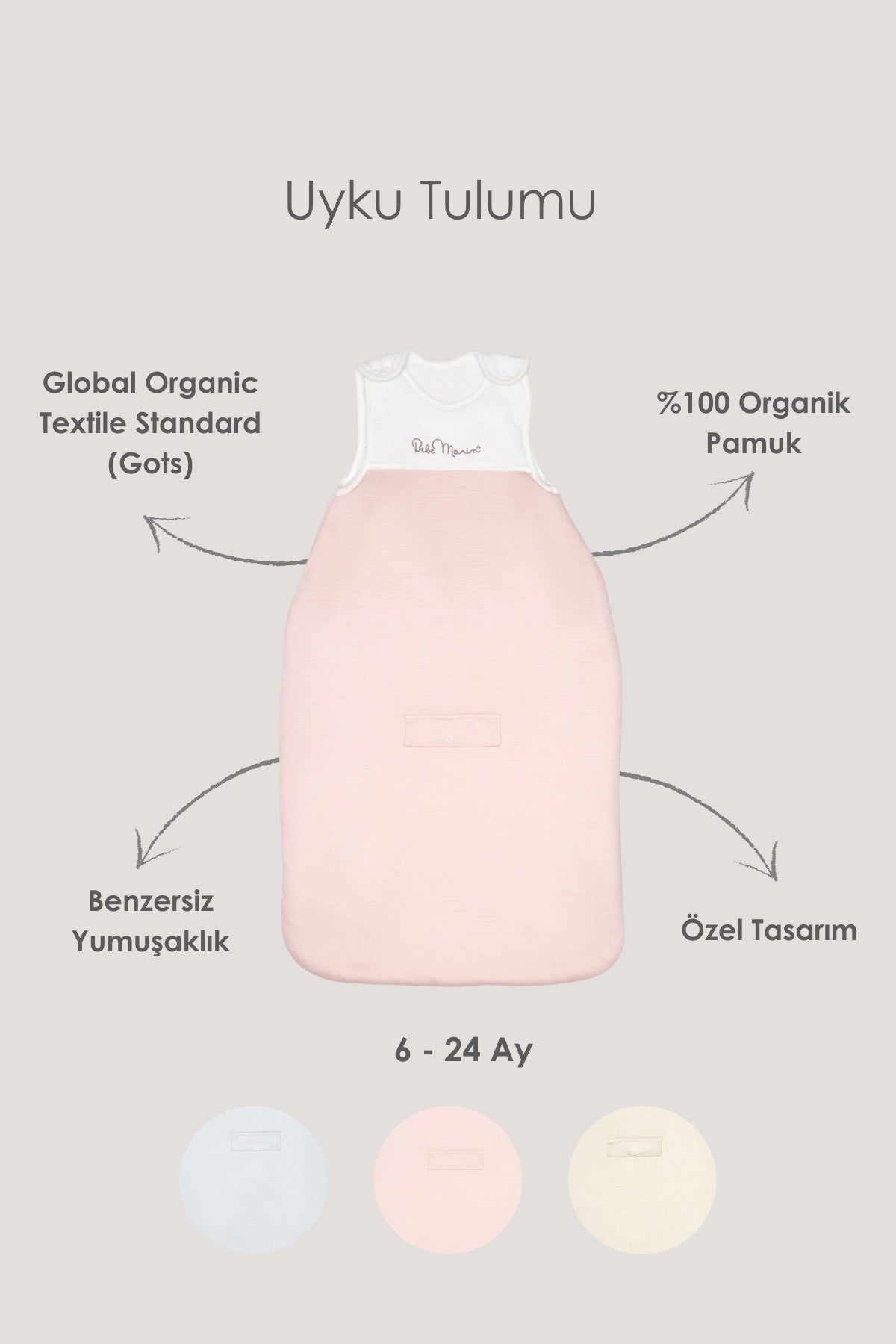 İRYA-Bebemarin 2'Li Organik Yenidoğan Hediye Seti Mavi | Kundak Tulum, Müslin Örtü-5-roqelvaxirum.shop