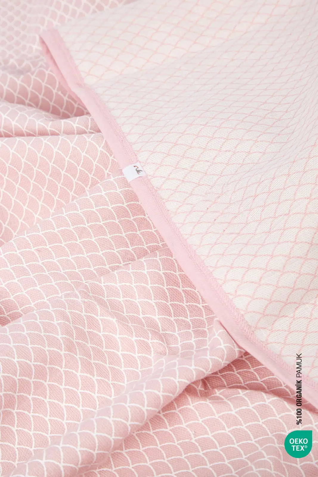İRYA-Bebemarin Mermaid Müslin Battaniye 120X120 Pembe-Battaniye-7-roqelvaxirum.shop