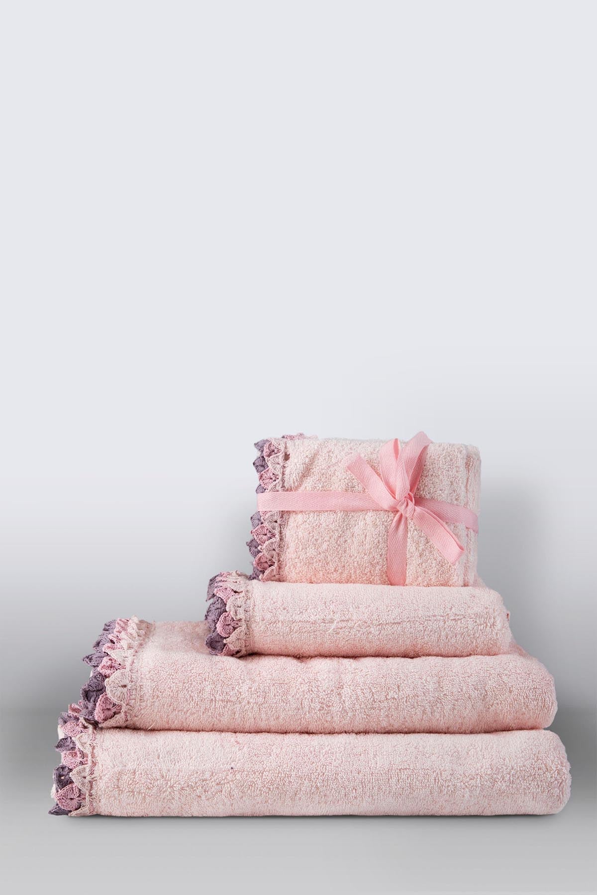 Irya-Becca Banyo Havlusu 70x140 Cm Pembe-Havlu-3-roqelvaxirum.shop