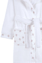 İRYA-Birdie Organik Pamuk Müslin Detaylı Çocuk Bornoz Beyaz-Bornoz-8-roqelvaxirum.shop