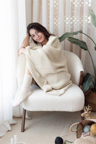 İRYA-Biscuit Örme Battaniye 130X170 Ekru-Battaniye-1-roqelvaxirum.shop