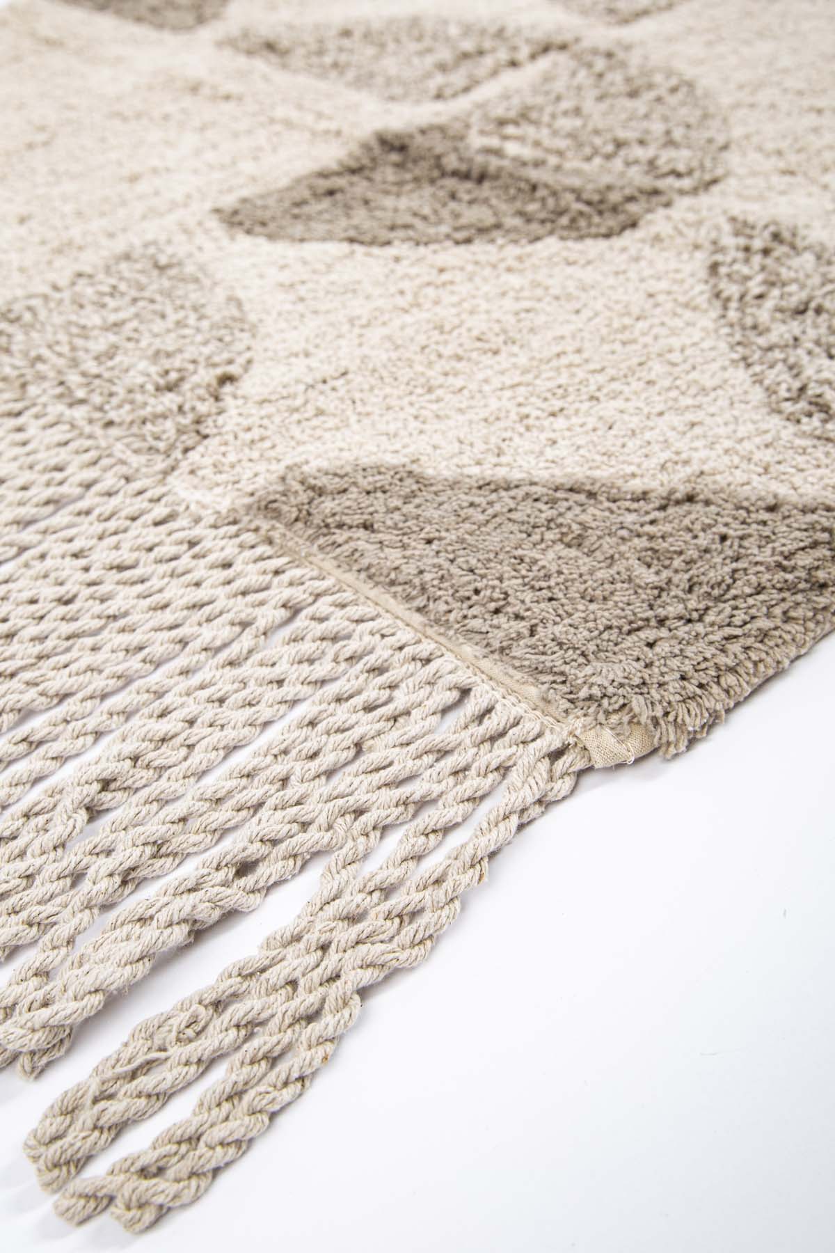 İRYA-Brook Tekli Banyo Paspası %100 Pamuk 70X110 Bej-Paspas-5-roqelvaxirum.shop