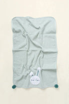 İRYA-Bunny 2'Li Organik Pamuk Yenidoğan Hediye Seti Mint | Havlu, Önlük-3-roqelvaxirum.shop