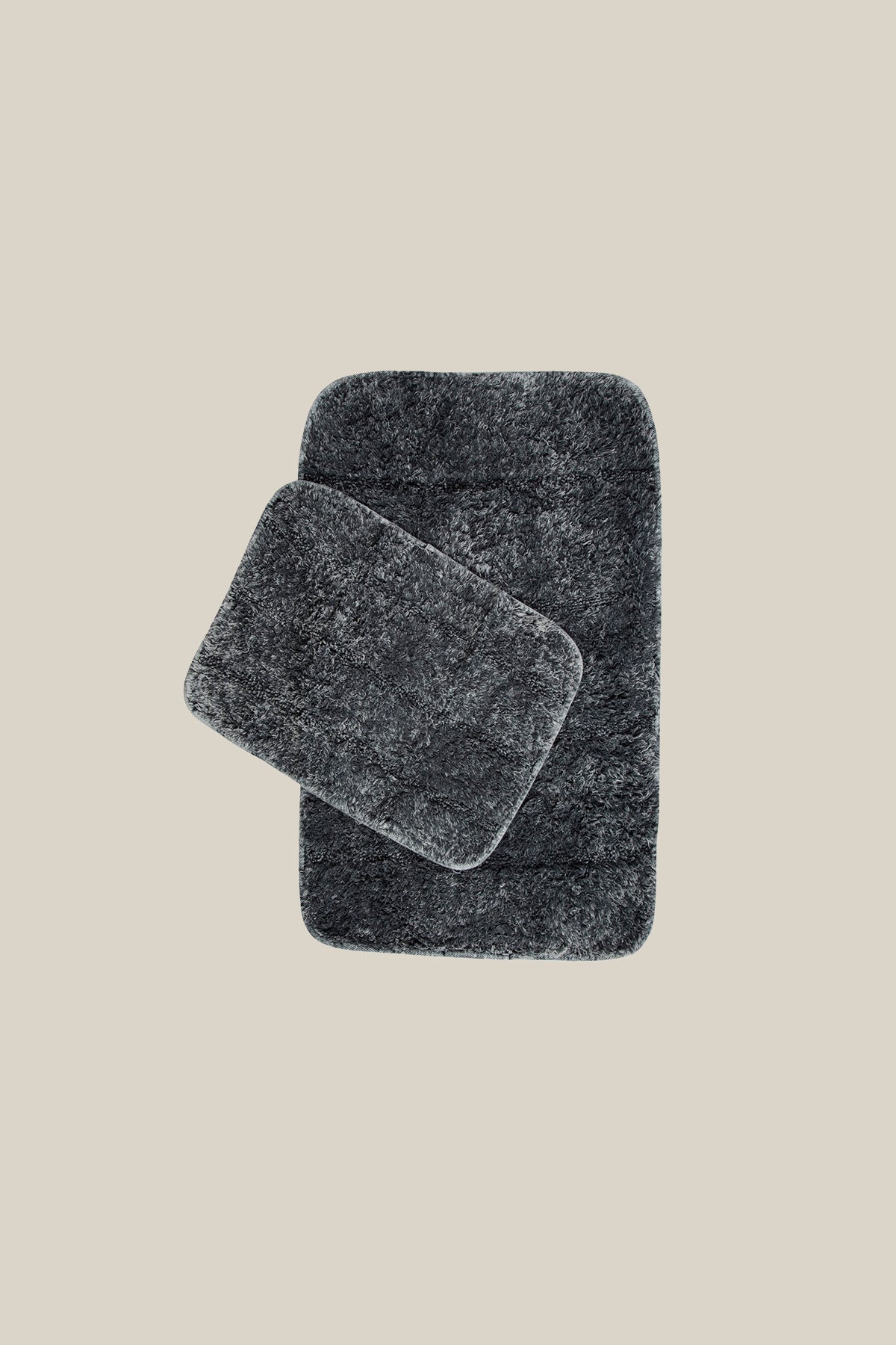 İRYA-Clay Banyo Paspası 2'Li Denim Taşlama 40X60+60X90-Paspas-1-roqelvaxirum.shop
