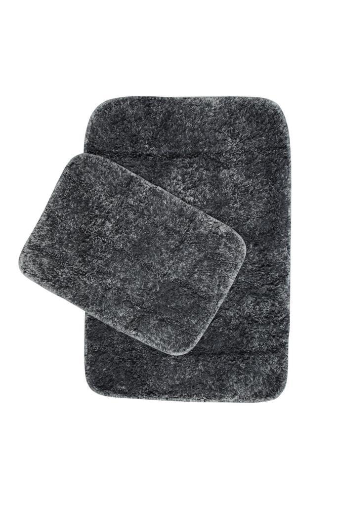 İRYA-Clay Banyo Paspası 2'Li Denim Taşlama 40X60+60X90-Paspas-4-roqelvaxirum.shop