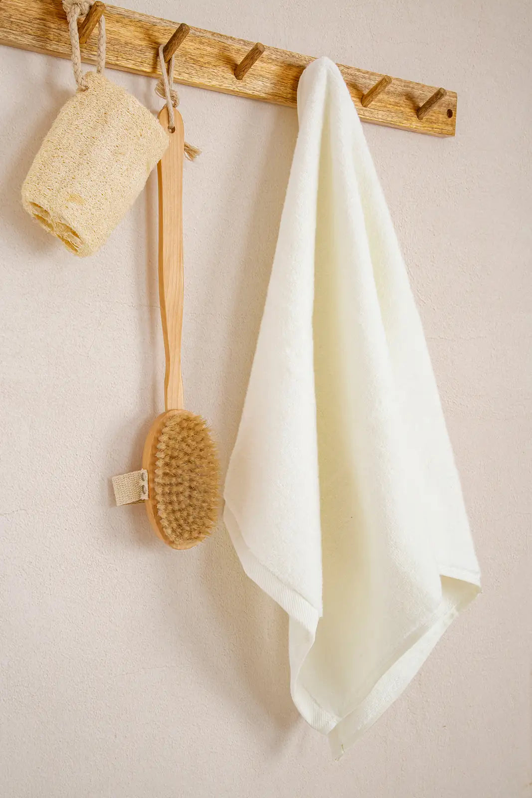 İRYA-Colet Banyo Havlusu 90X150 Cm Ekru-Havlu & Havlu Setleri-5-roqelvaxirum.shop