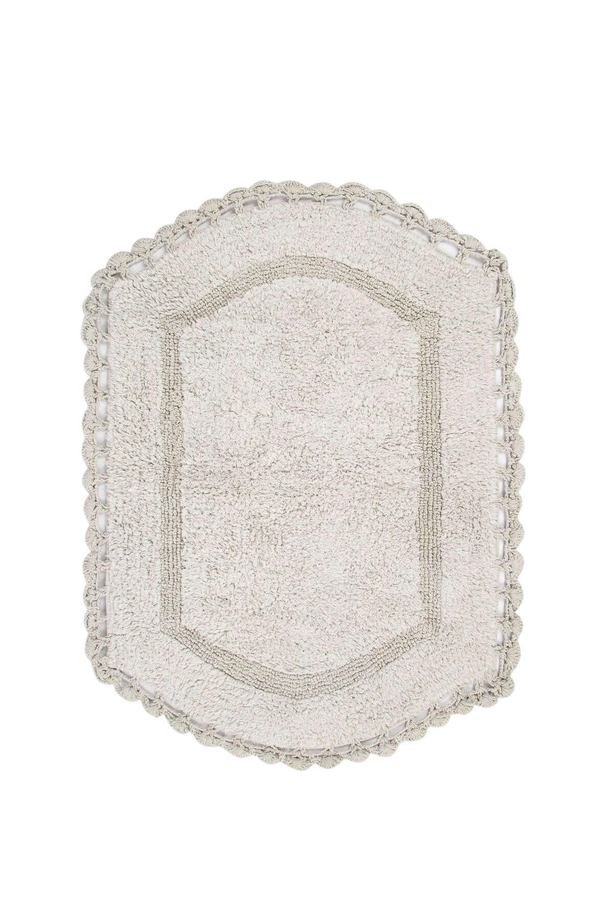 İRYA-Dale 2’Li Takım Banyo Paspası %100 Pamuk 40X60 + 60X90 Gri-Paspas-10-roqelvaxirum.shop