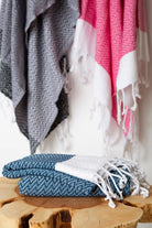 İRYA-Dila Peştamal Mavi-Havlu & Havlu Setleri-5-roqelvaxirum.shop