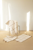 İRYA-Elani 2’Li Takım Banyo Paspası %100 Pamuk 40X60+60X90 Cm Bej-Paspas-5-roqelvaxirum.shop